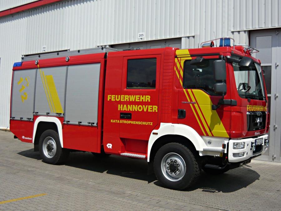  MAN TGM 13.290 Crew Cab LF Feuerwehr by Rosenbauer 2008 года  (фото 1 из 2)